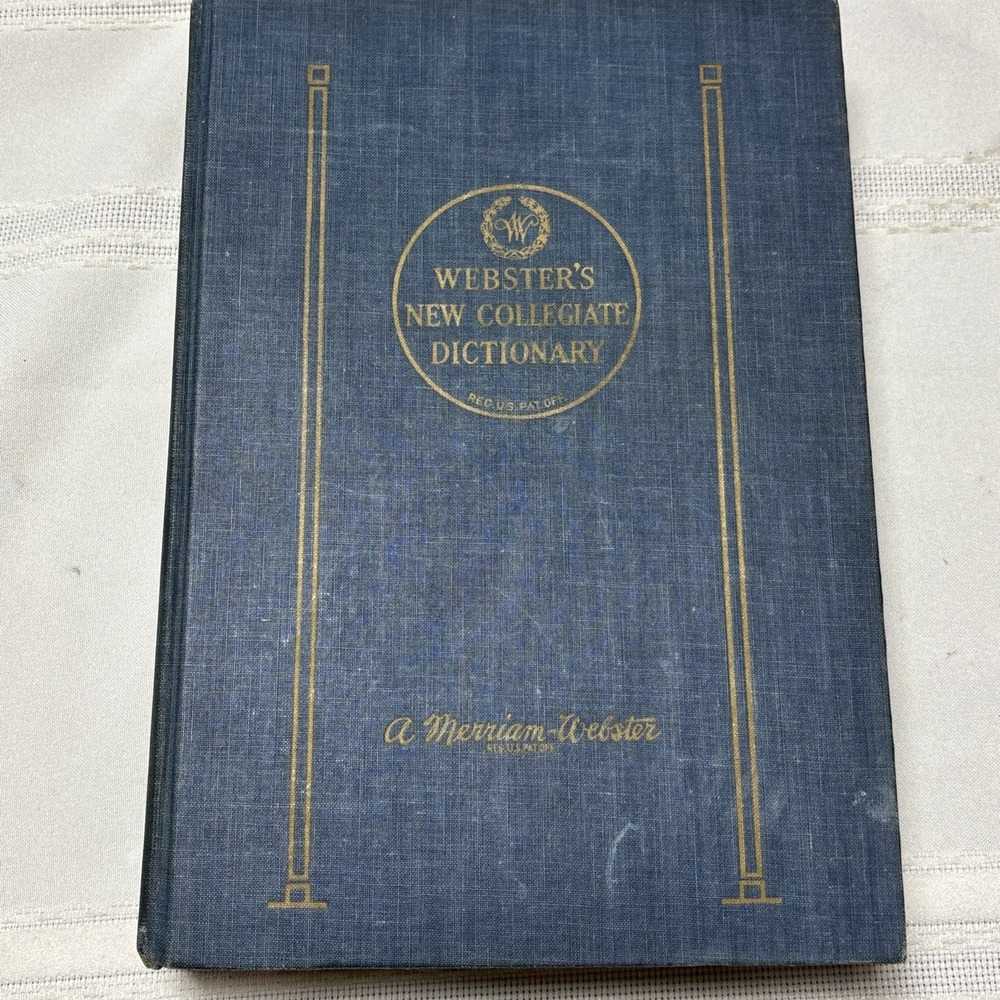 Vtg 1953 Webster's Collegiate 2nd Edition Dictionary